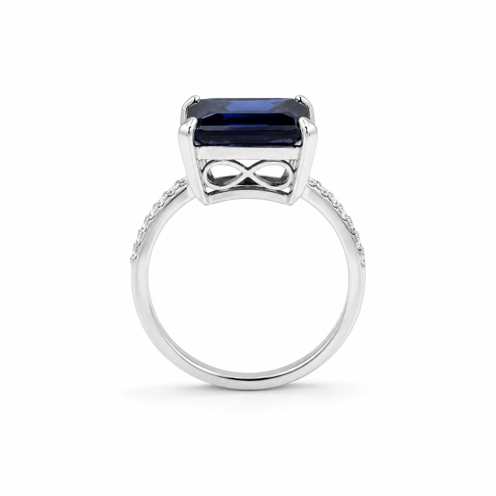 Sapphire Blue Ring