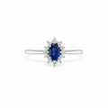 Lumière Sapphire Blue Ring