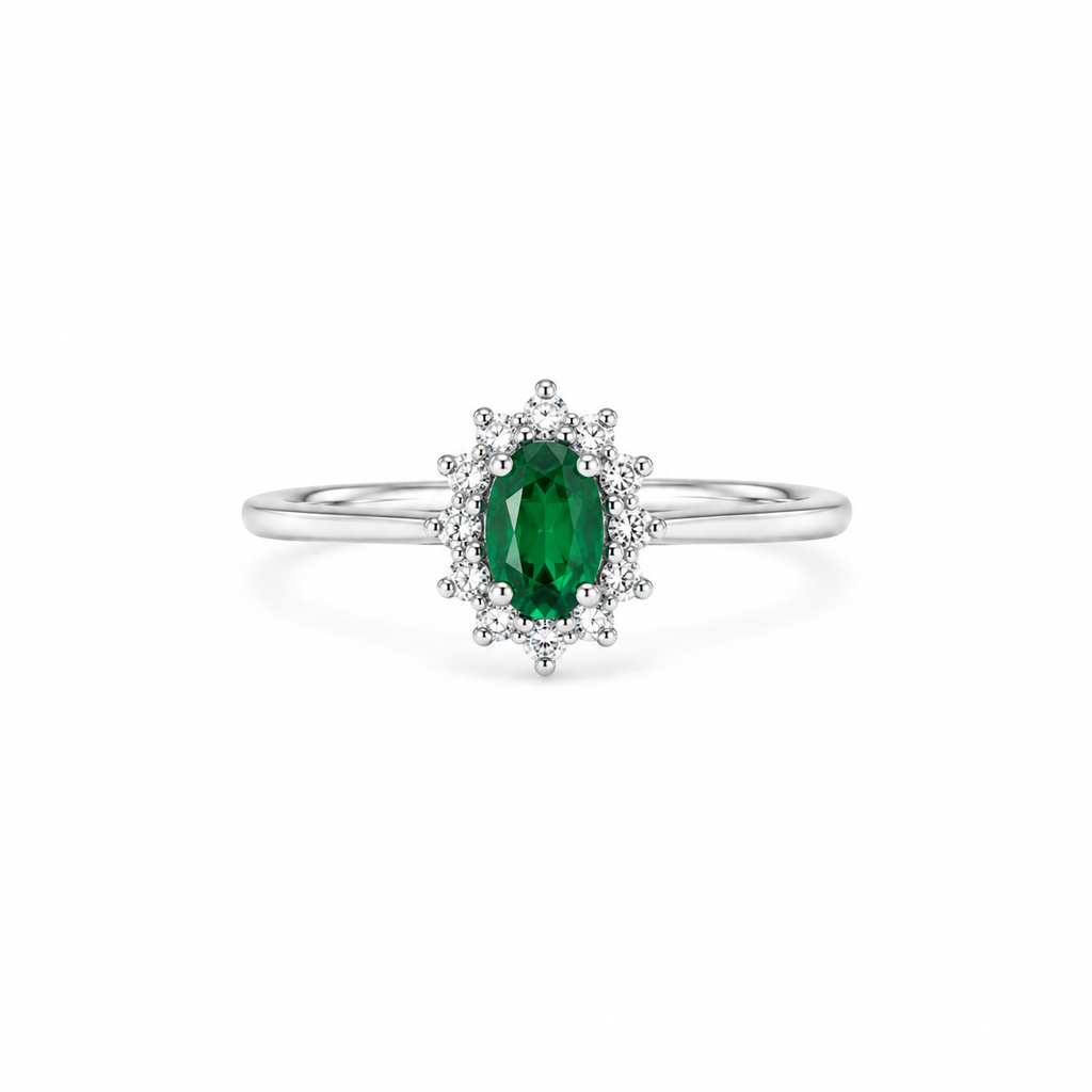 Lumière Emerald Green Ring